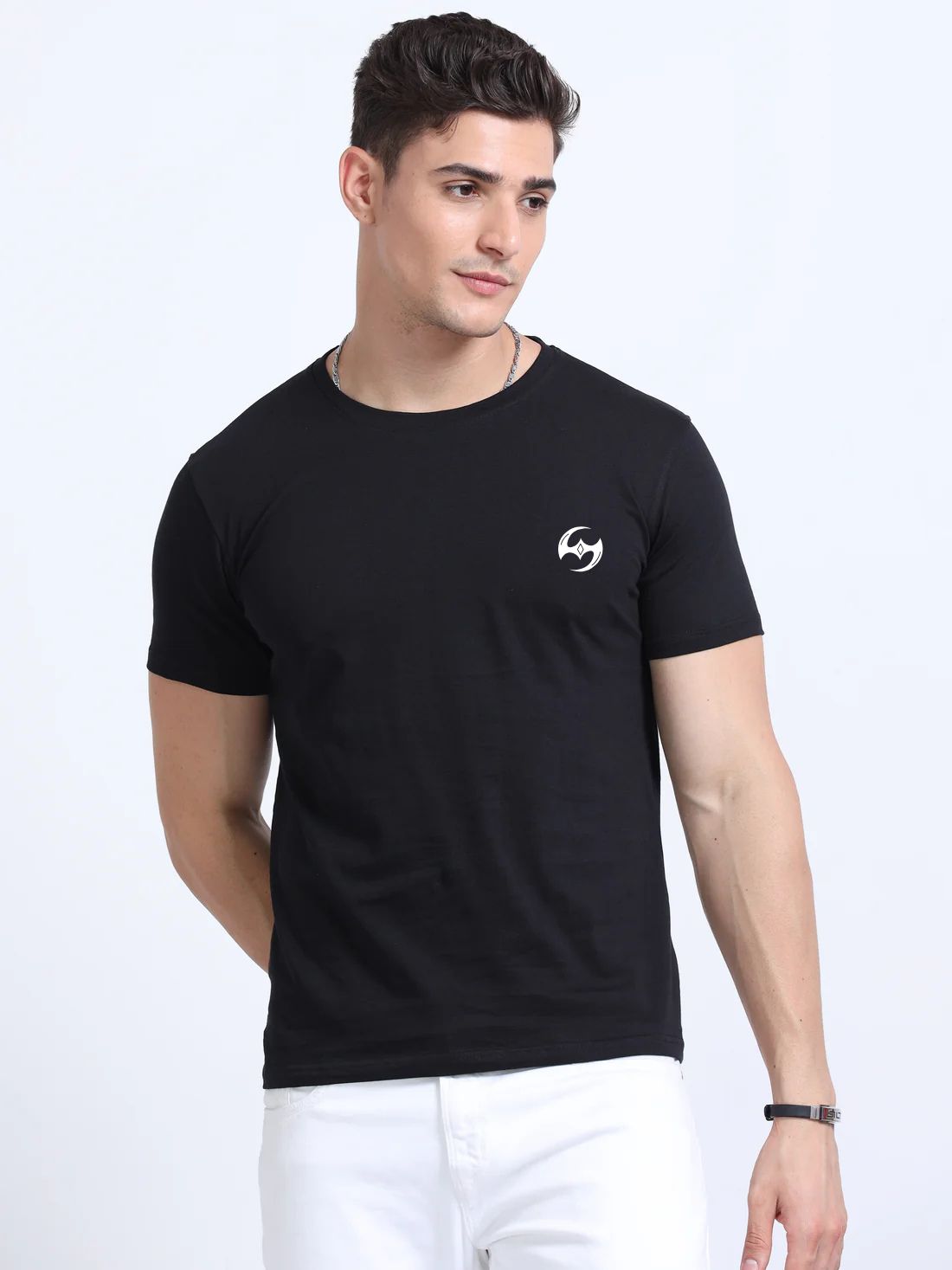 Assassin Round Neck T-Shirt Black 100% Cotton