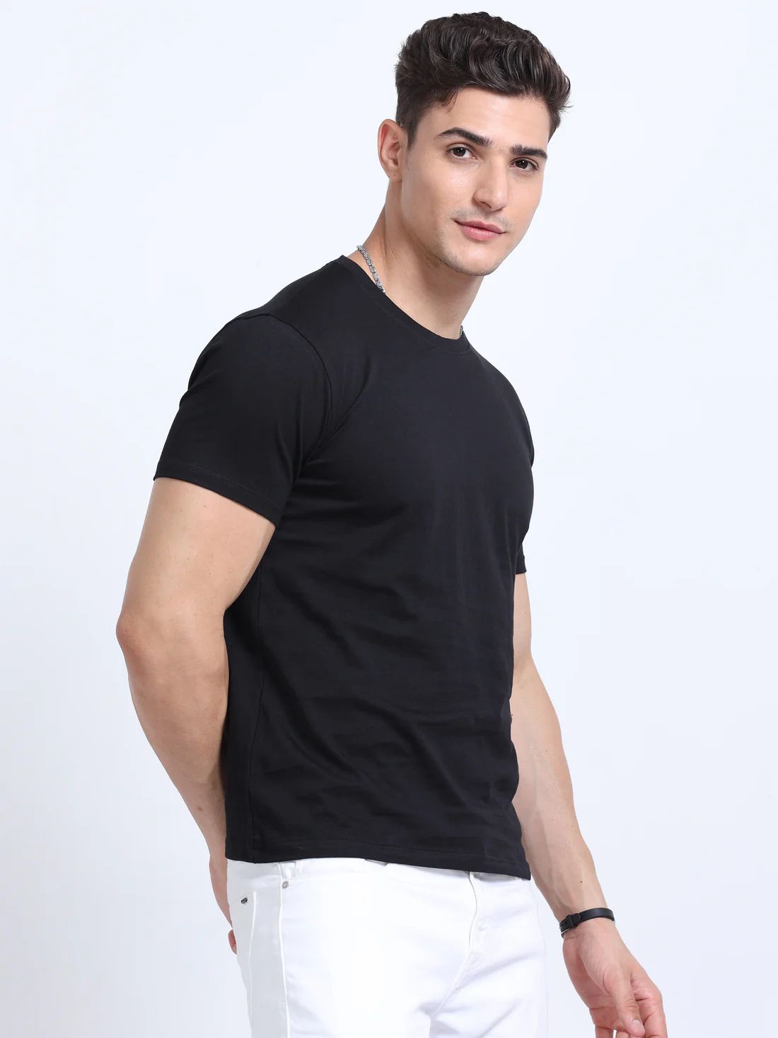 Assassin Round Neck T-Shirt Black 100% Cotton - Image 3