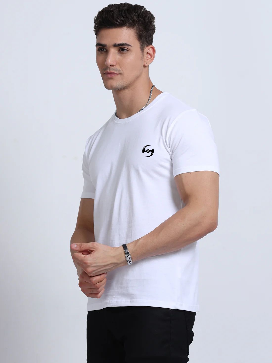 Assassin Round Neck T-Shirt White 100% Cotton