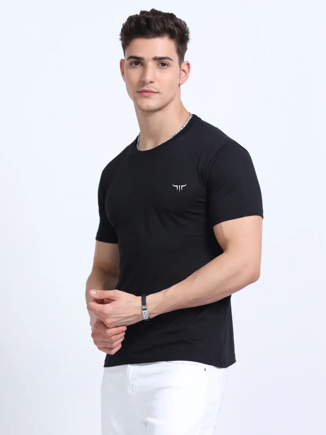 Titan Round Neck T-Shirt Black EcoBlend
