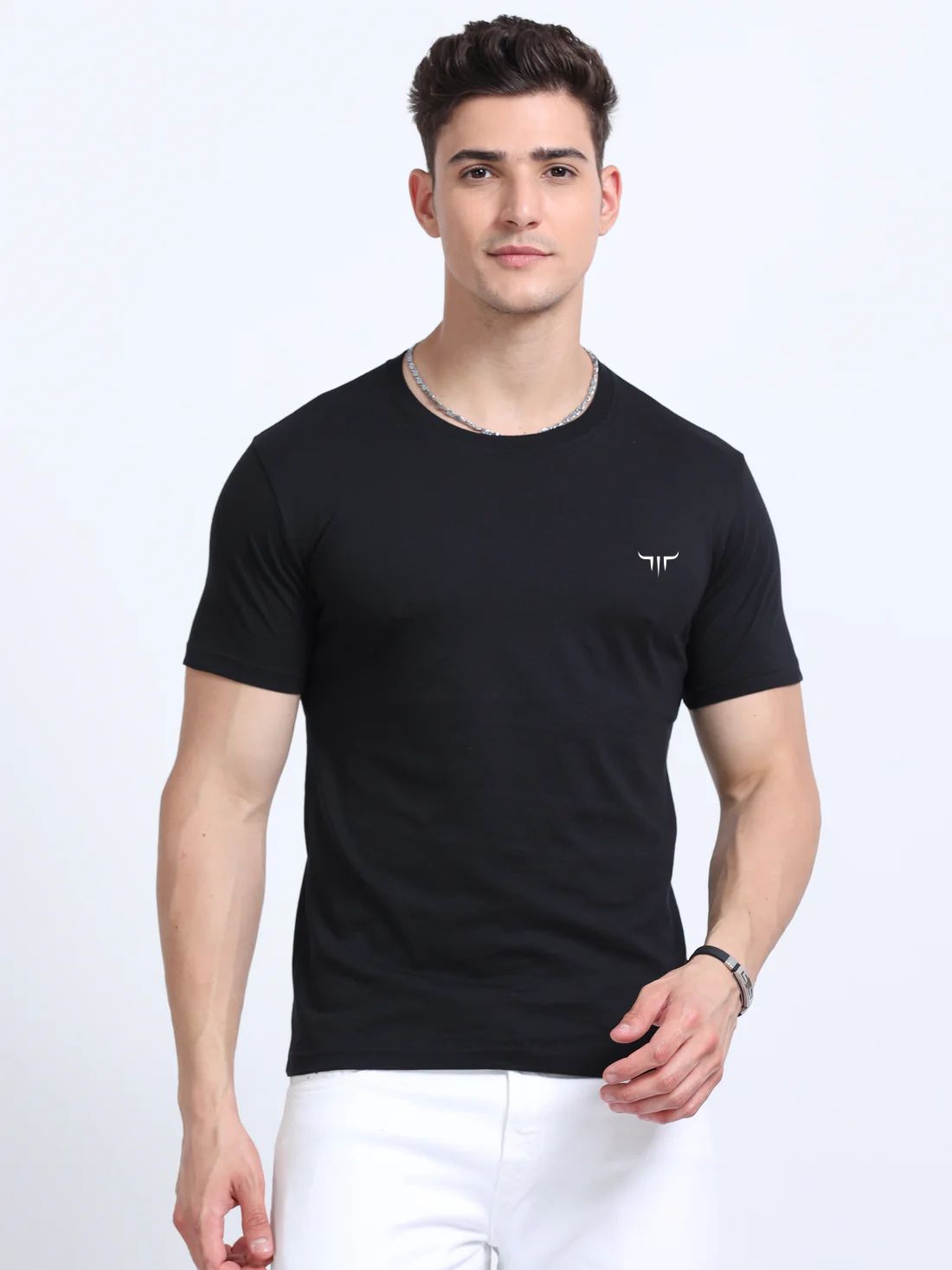 Titan Round Neck T-Shirt Black EcoBlend