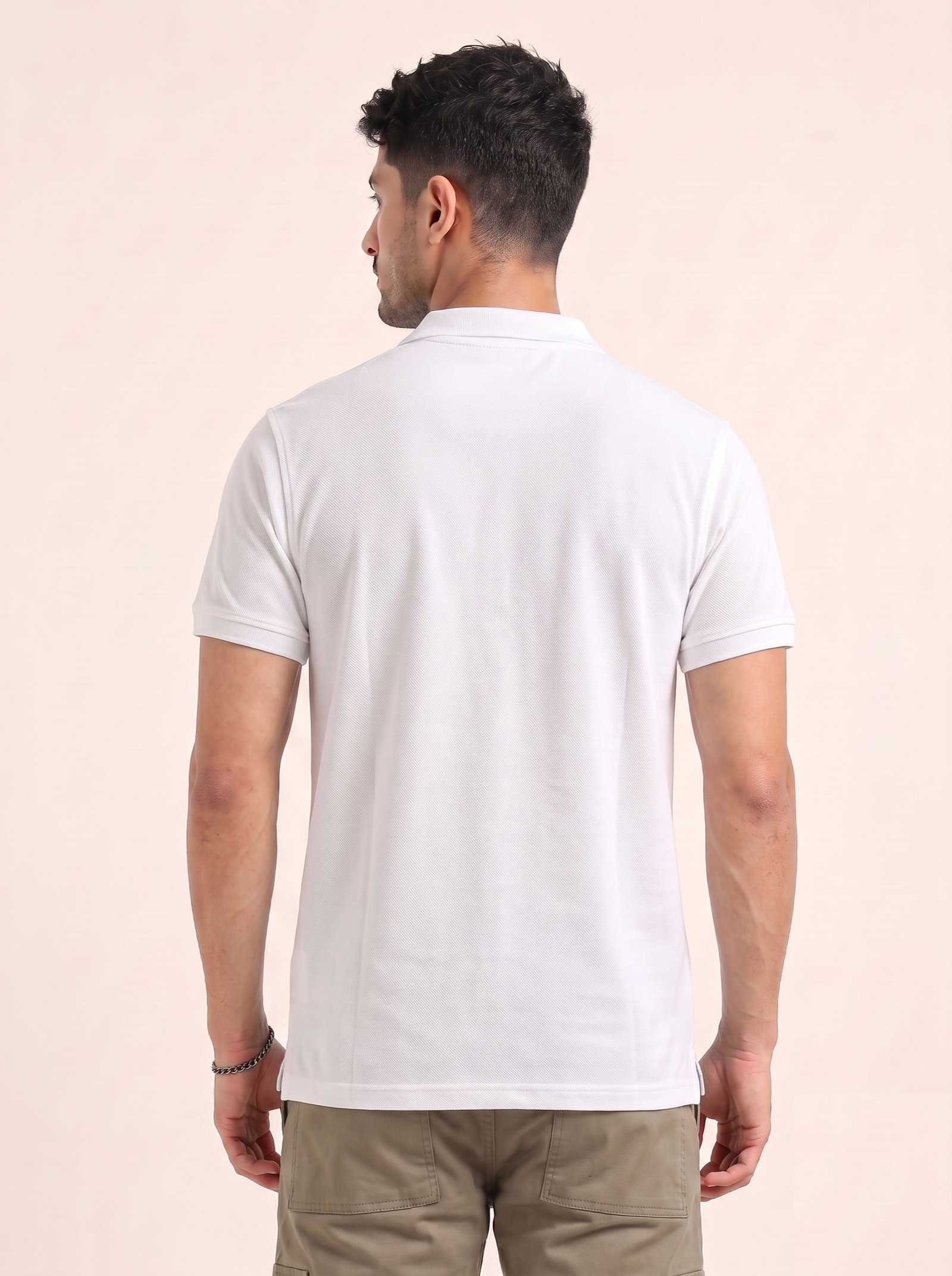 ENIGMA Edition | Premium Plain White Polo T-Shirt - Image 5